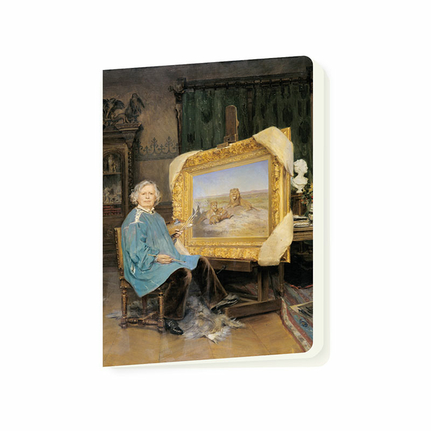 Notebook George Achille-Fould - Rosa Bonheur in her studio, 1893