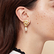 Boucles d'oreilles Galerie des modes Marguerite et perle