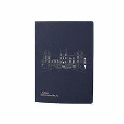 Blue Notebook Front of the Château de Fontainebleau and the Horseshoe staircase