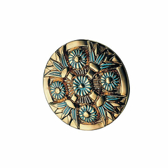 Broche-pendentif Fleur de lotus