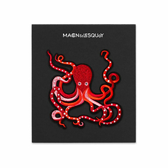 Red Octopus Stick-on Patch - Macon & Lesquoy