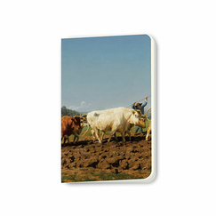 Rosa Bonheur notebook - Ploughing in the Nivernais region also known as Le Sombrage