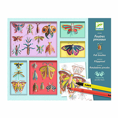 Cabinet Of Curiosities Workshop Felt Brushes - Djeco