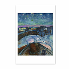 Reproduction Edvard Munch - Nuit étoilée, 1922-1924 - 40 x 30 cm