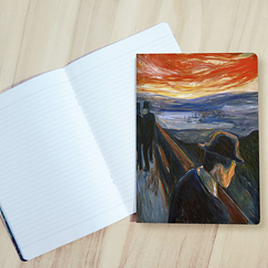 Cahier Edvard Munch - Humeur malade au coucher de soleil. Désespoir, 1892