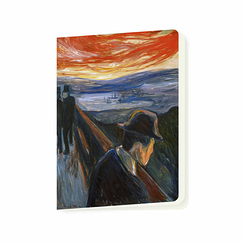 Cahier Edvard Munch - Humeur malade au coucher de soleil. Désespoir, 1892