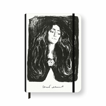 Elastic notebook Edvard Munch - The brooch. Eva Mudocci, 1903