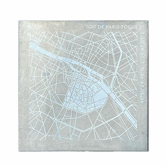 Plaque de zinc Focus Paris 5e arrondissement - Toit de Paris - 12 x 12 cm