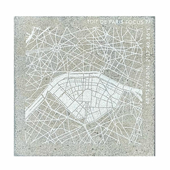 Zinc sheet Focus Paris 7th arrondissement - Toit de Paris - 12 x 12 cm