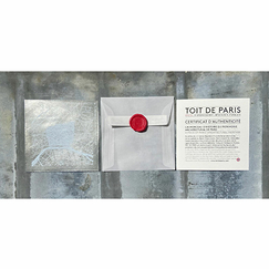 Zinc sheet Focus Paris 8th arrondissement - Toit de Paris - 12 x 12 cm
