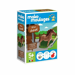 Figurine à mouler et à décorer Mon cheval - Mako Moulages
