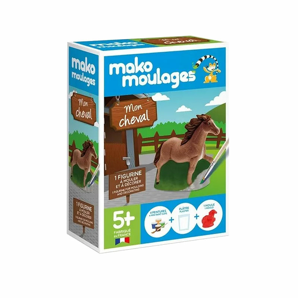 Figurine à mouler et à décorer Mon cheval - Mako Moulages