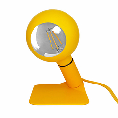 Magnetic lamp holder with lamp Iride Yellow