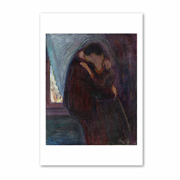 Reproduction Edvard Munch - Le baiser, 1897 - 40 x 30 cm