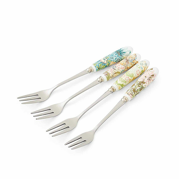 Set of 4 Pastry Forks - Morris & Co.