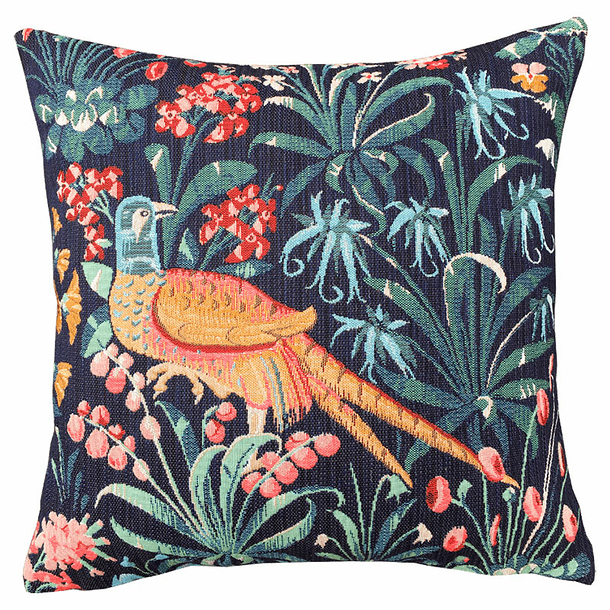 Cushion cover Pheasant - 45 x 45 cm - Jules Pansu