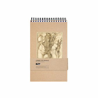Sketchbook / Pad of 30 sheets Bartolomeo Passerotti - Two female torsos after the antique, a mask in the middle