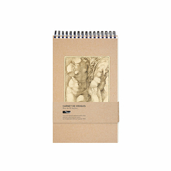 Sketchbook / Pad of 30 sheets Bartolomeo Passerotti - Two female torsos after the antique, a mask in the middle