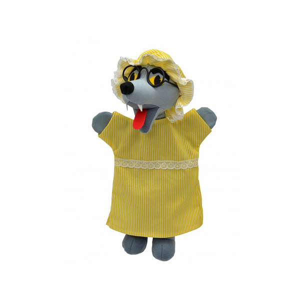 Marionnette Loup déguisé - 30 cm