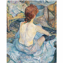 Poster Henri de Toulouse-Lautrec - Redhead (The Toilet), 1889 - 50X70cm