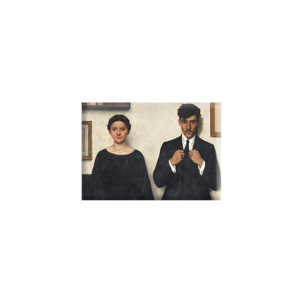 Magnet André Devambez - Portrait de Pierre et Valentine, 1925