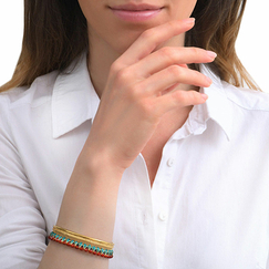 Bracelet jonc Silma Turquoise - Satellite Paris