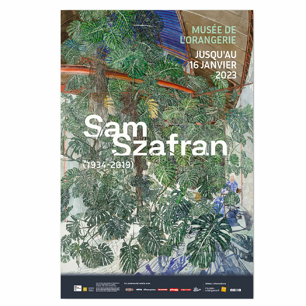 Exhibition poster - Sam Szafran (1934-2019) - Musée de l'Orangerie - 40 x 60 cm