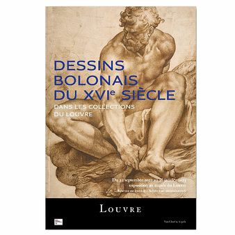 Affiche de l'exposition - Dessins bolonais du XVIe siècle dans les collections du Louvre - 40 x 60 cm