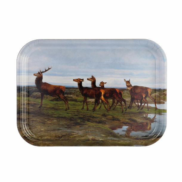 Tray Rosa Bonheur - A deer family