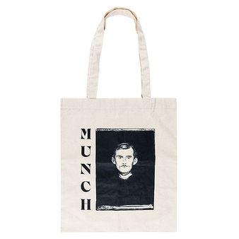 Totebag Edvard Munch - Self-portrait, 1895 - 37x43 cm