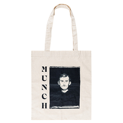 Totebag Edvard Munch - Self-portrait, 1895 - 37x43 cm