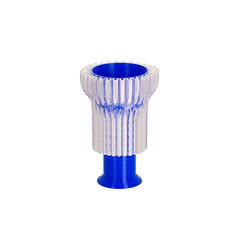 Double candle holder 2.21.1 - Blue - Warren & Laetitia