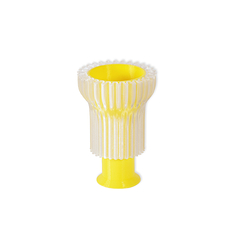 Double candle holder 2.21.1 - Yellow - Warren & Laetitia