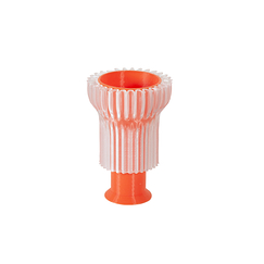 Double candle holder 2.21.1 - Orange - Warren & Laetitia