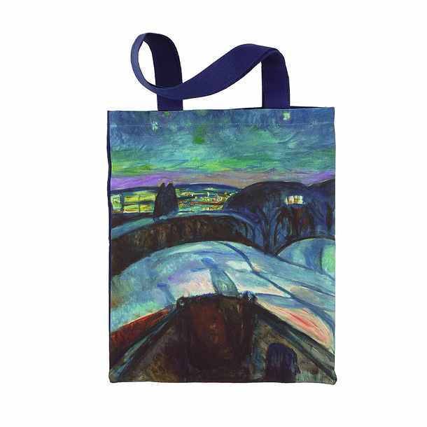 Totebag Edvard Munch - Starry Night, 1922-1924 - 41 x 35 cm