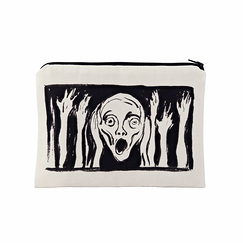 Pouch Edvard Munch - "Scream" Head - 21 x 15 cm