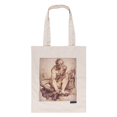 Totebag Bartolomeo Passerotti - Jupiter sitting on clouds - 37 x 43 cm