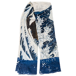 Stole Hokusai - The great wave - 200 x 106 cm