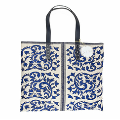Embroidered shopping bag Jeanne - Jo & Marg - 42 x 50 cm