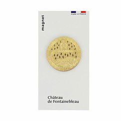 Magnet en métal Salamandre de la Porte dorée du Château de Fontainebleau