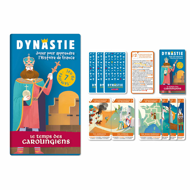 7 Families card-game Dynastie Time of the Carolingians - Éditions La Caverne