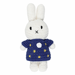 Peluche crochet Miffy Robe Nuit étoilée