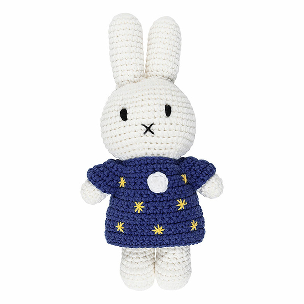 Peluche crochet Miffy Robe Nuit étoilée