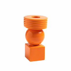 Bougeoir Stack Orange - Ø 6.5 cm