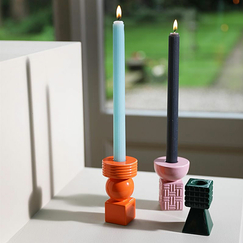 Candle Holder Stack Orange - Ø 6.5 cm