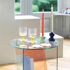 Candle Holder Stack Violet - Ø 6.5 cm