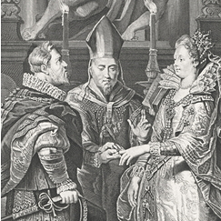 The wedding of Marie de Medicis - Antoine Trouvain