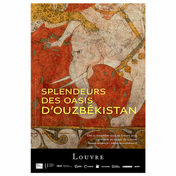 Affiche de l'exposition - Splendeurs des oasis d'Ouzbékistan - 40 x 60 cm