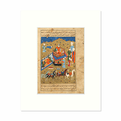 Reproduction Genghis Khan and his sons after the hunt, ca. 1540