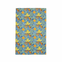 C.F.A. Voysey - Bird and Rosehip Tea towel - V&A
